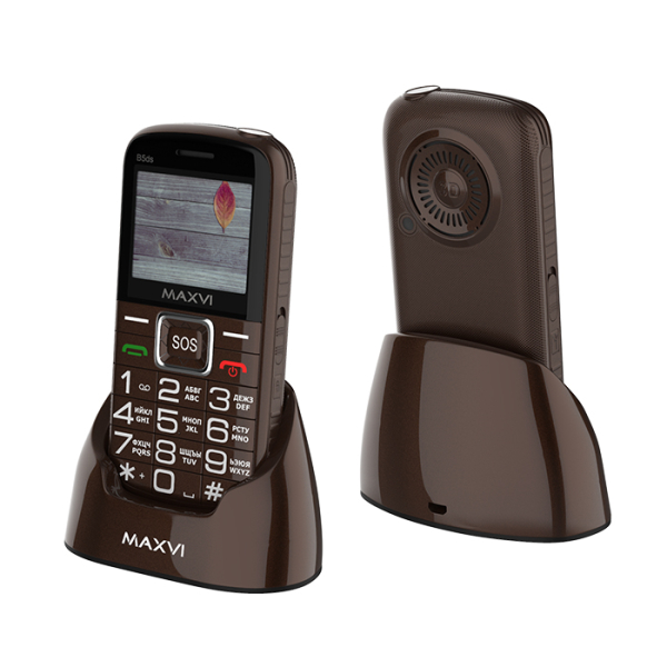 Купить Мобильный телефон Maxvi B5ds brown